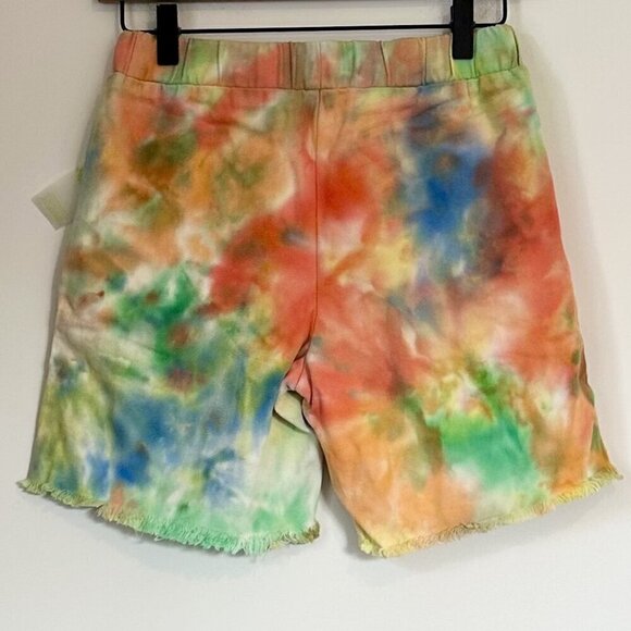 NWT bp Women's Elastic Waist Multicolor Tie Dye Cutoff Shorts - Size: XXS - Picture 6 of 6